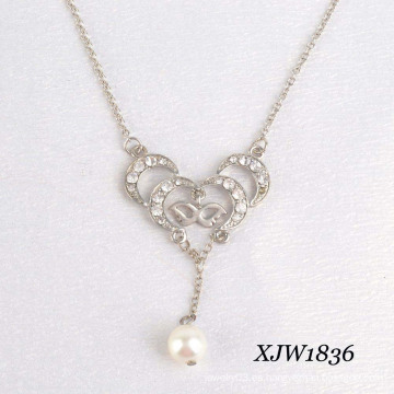 Diamante de la manera, collar de la perla / collar de la joyería (XJW1836)